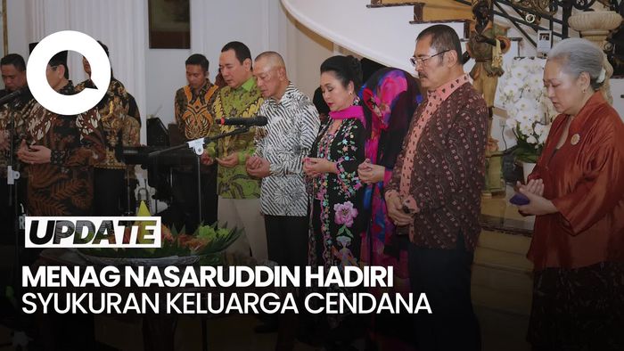 Video: Keluarga Cendana Syukuran Gelar Pahlawan Nasional Soeharto, Menag Hadir
