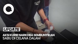 Video: Kurir Narkoba Dibekuk di Makassar, Sembunyikan Sabu di Celana Dalam