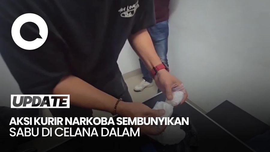 Video: Kurir Narkoba Dibekuk di Makassar, Sembunyikan Sabu di Celana Dalam