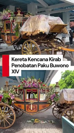 Video: Ini Kereta Kencana yang Akan Dipakai Kirab Penobatan Paku Buwono XIV