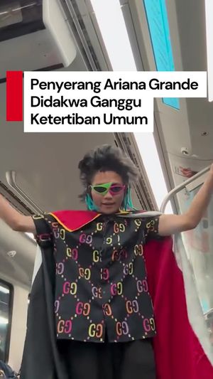 Video: Penyerang Ariana Grande di Singapura Didakwa Ganggu Ketertiban Umum