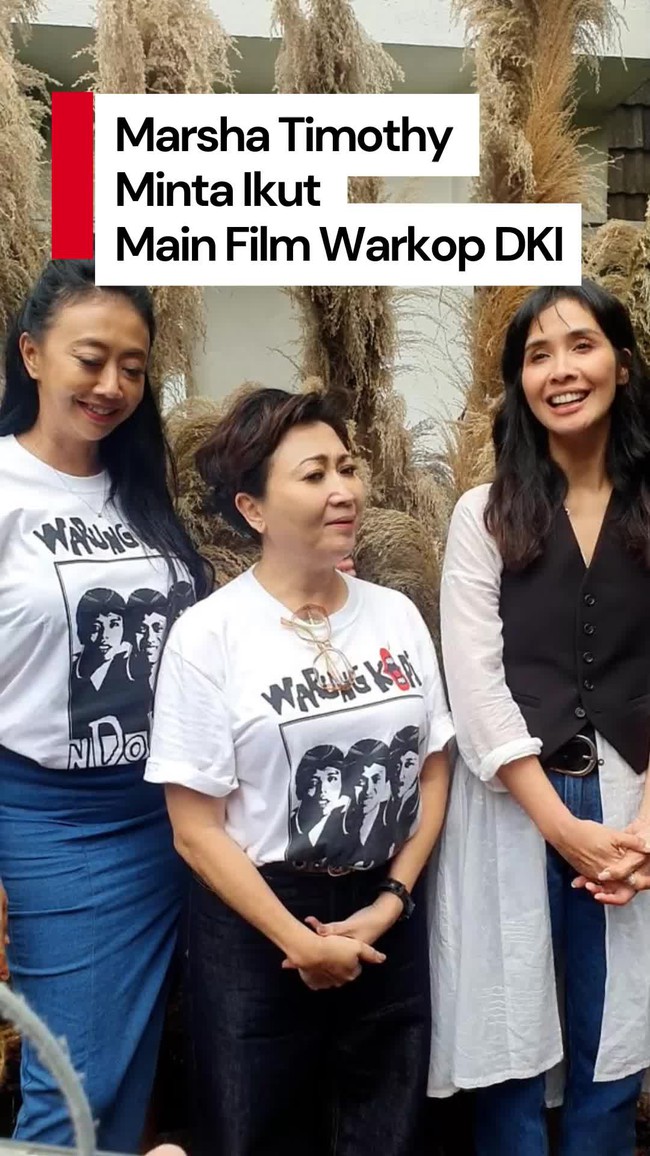 Video: Marsha Timothy Ngaku Minta Ikut Main Film Warkop DKI Bareng Vino