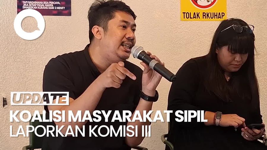 Video: Koalisi Sipil Bakal Laporkan Seluruh Anggota Komisi III DPR ke MKD