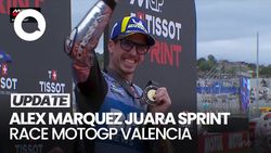 Video Momen Marc Marquez Cuma Jadi Penonton Adiknya Juara di Valencia