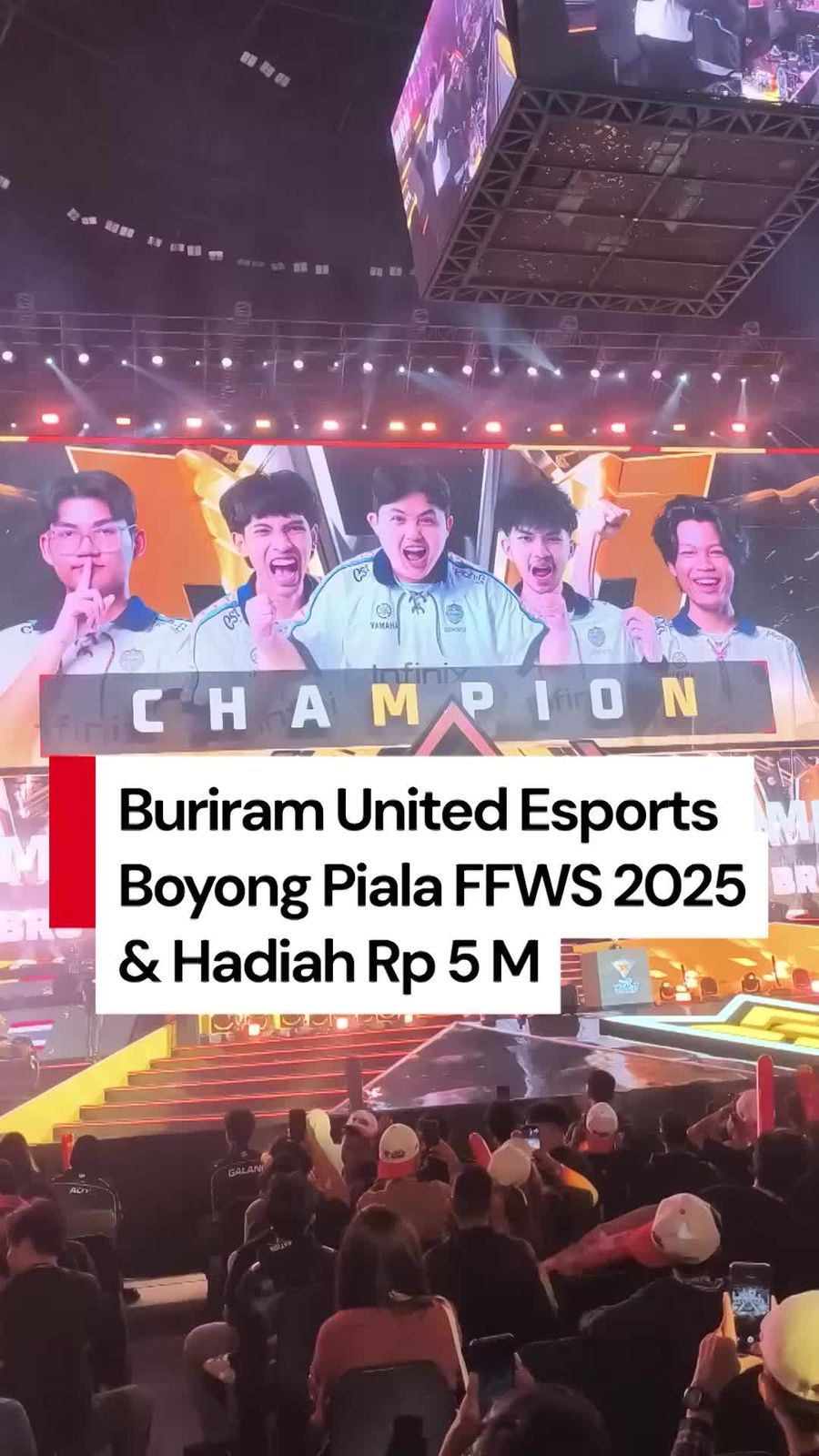 Video: Congrats! Buriram United Esports Juara Free Fire World Series 2025