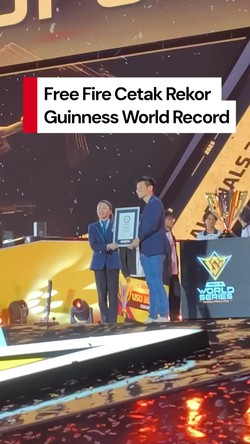 Video: Momen Free Fire Raih Rekor Turnamen dari Guinness World Record