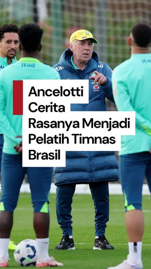 Video: Ancelotti Sudah Mulai Kerasan Latih Timnas Brasil