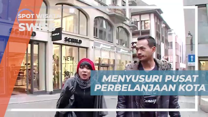 Menyusuri Pusat Perbelanjaan Kota Lucerne dan Menikmati Keindahan Air Mancur di Swiss  