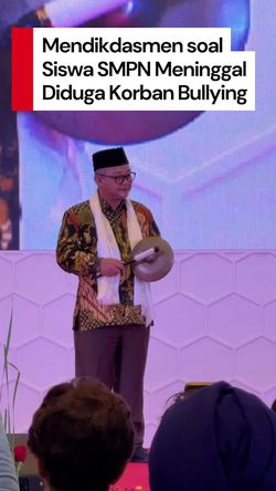Video: Respons Mendikdasmen soal Kematian Siswa SMPN Tangsel Korban Bullying