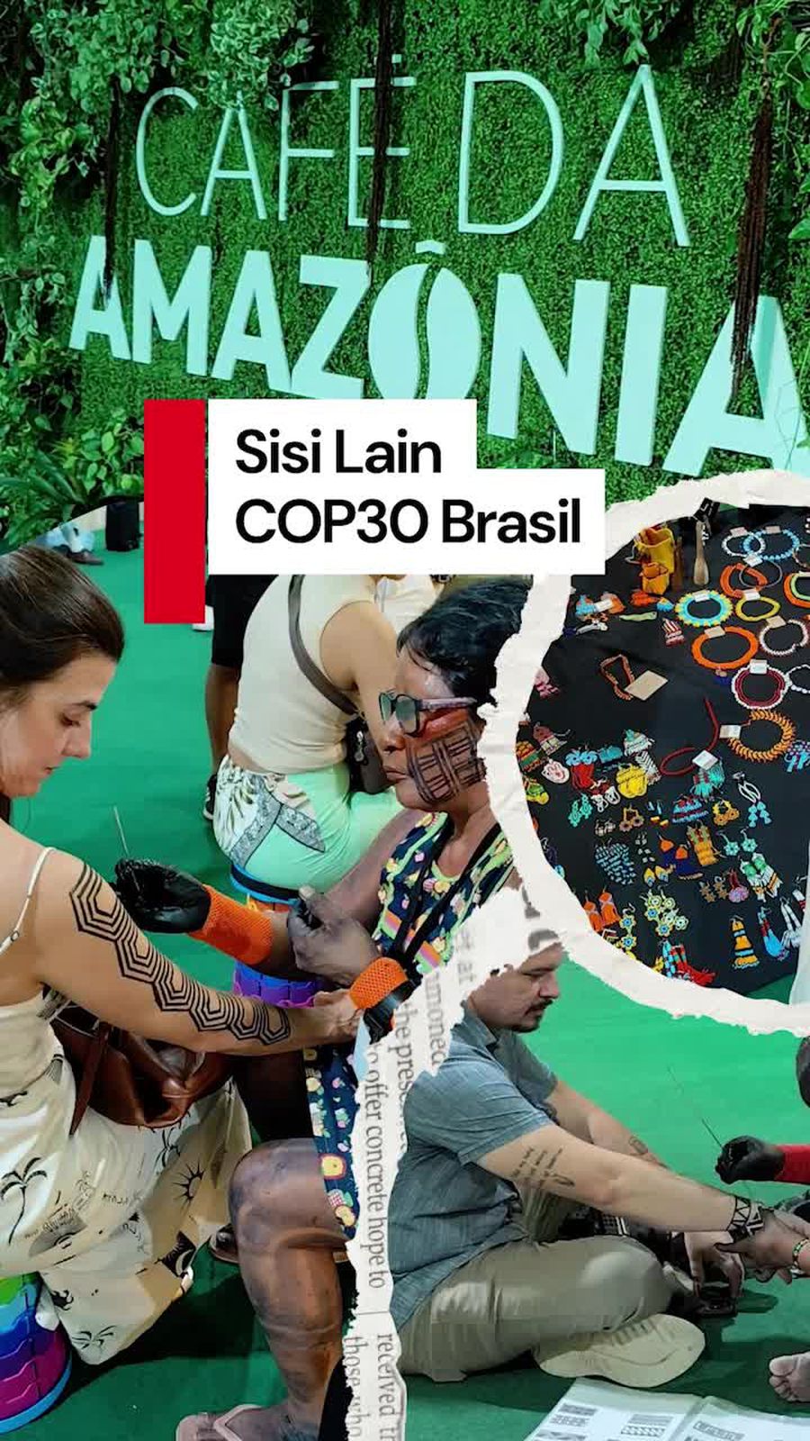 Video Sisi Lain COP30, Suku Amazon Jualan Suvenir-Karya Tato