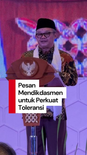 Video Mendikdasmen Bicara Kunci Jalin Toleransi: Perkuat 3H