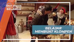 Mencoba Membuat Klompen dengan Tangan di Workshop Tradisional Belanda  