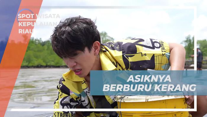 Menikmati Serunya Berburu Kerang dan Bermain Lumpur di Pantai Kepulauan Riau  
