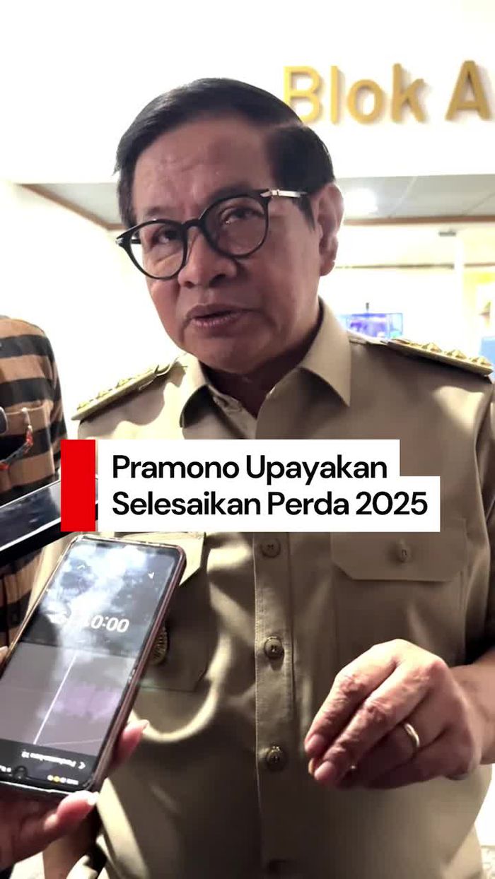 Video: Pramono Kejar Target Penyelesaian Perda 2025