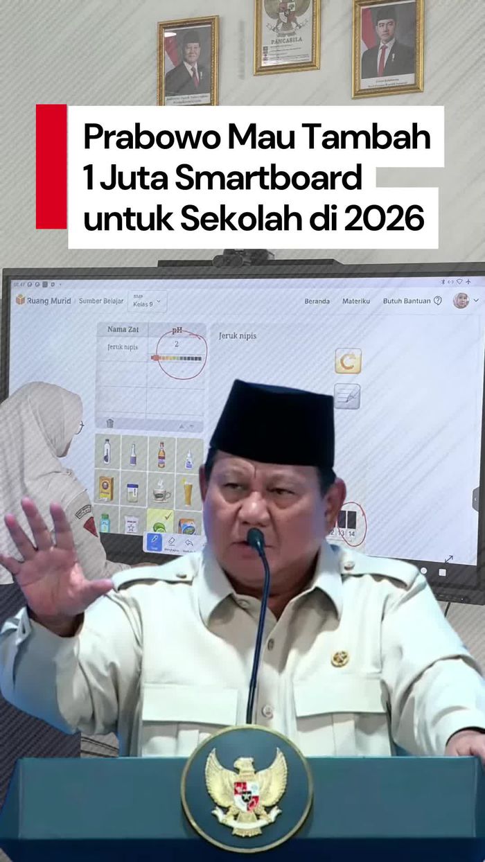 Video Rencana Prabowo di 2026: Tambah 1 Juta IFP untuk Sekolah-sekolah