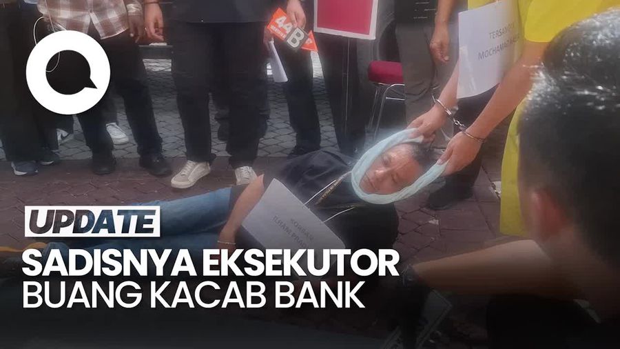 Video: Sadisnya Eksekutor Buang Kacab Bank, Leher Dililit Handuk Sambil Diseret