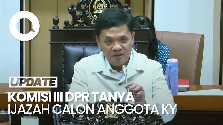 Video: Komisi III DPR Tanya Ijazah Calon Anggota KY, Ungkit Polemik Arsul Sani