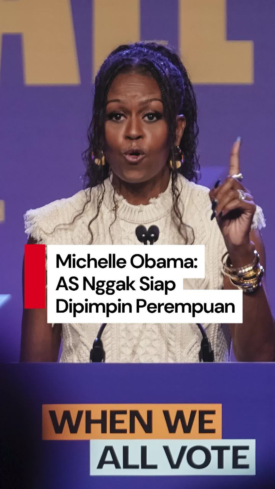 Video: Michelle Obama, Tertarik Maju Jadi Presiden AS Nggak Sih?