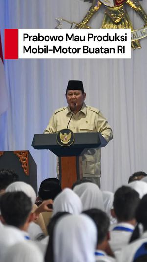 Video Prabowo: Kita Akan Punya Mobil-Motor Buatan Sendiri