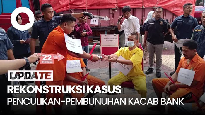 Video: Rekonstruksi Kasus Pembunuhan Kacab Bank, 57 Adegan Diperagakan