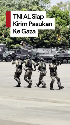 Video TNI AL Siap Kirim Pasukan Perdamaian ke Gaza