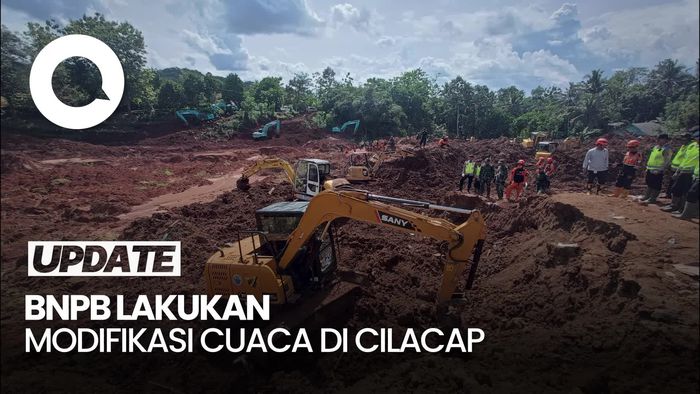 Video: BNPB Lakukan Modifikasi Cuaca di Lokasi Longsor Cilacap