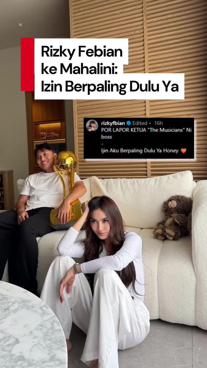 Video: Dear Mahalini, Rizky Febian Izin Berpaling Dulu Ya