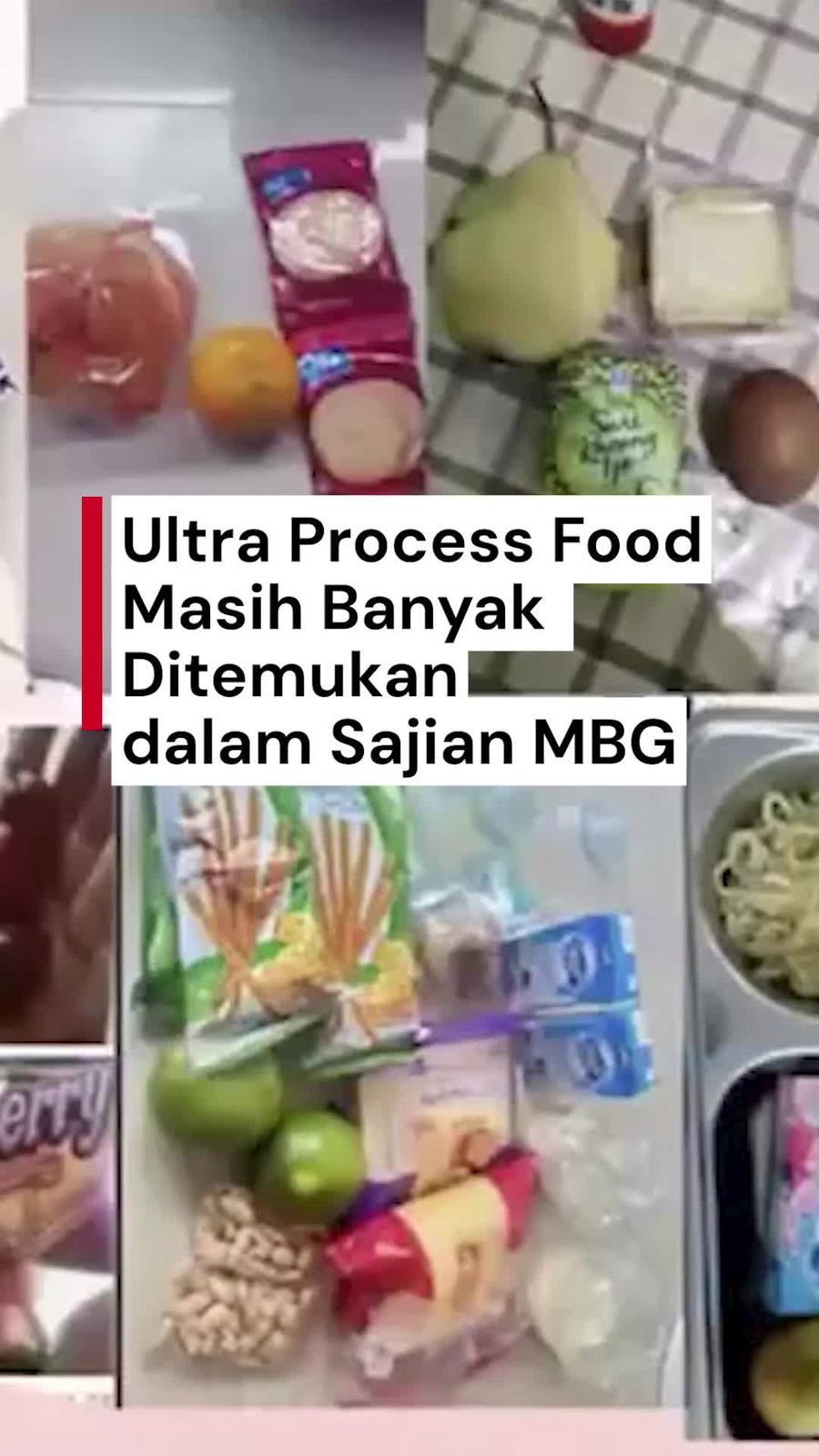 Video Makanan UPF Jadi Aduan Terbanyak yang Diterima MBG Watch