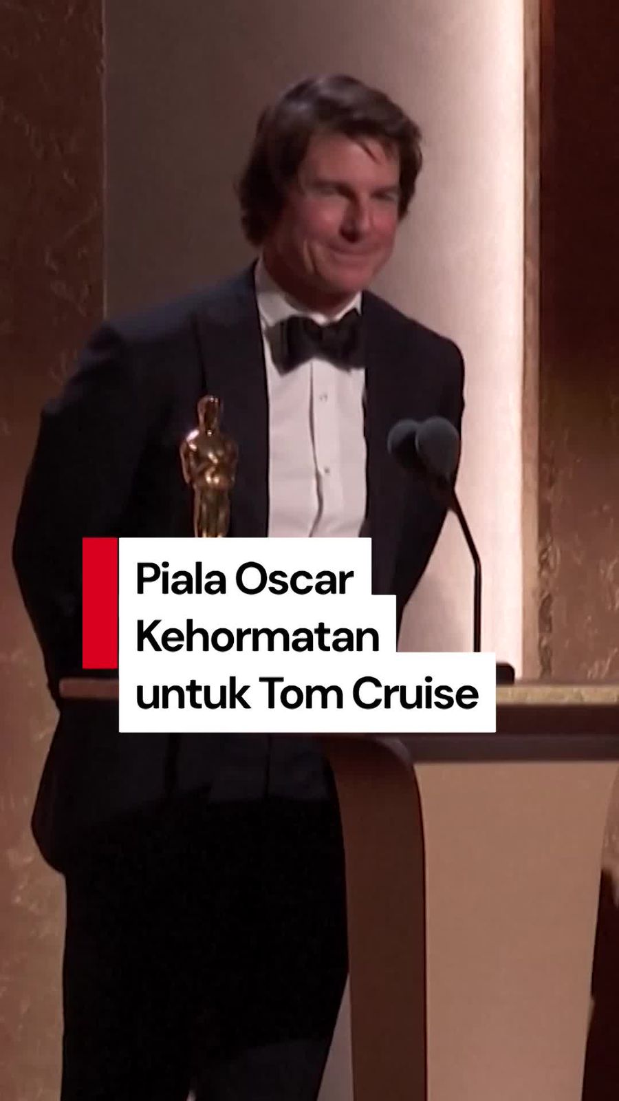 Video Janji Tom Cruise Setelah Dapat Piala Oscar Kehormatan