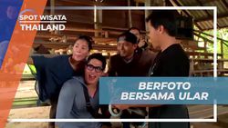 Berfoto Bersama Ular di Snake Farm, Thailand  