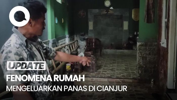 Video: Rumah Warga di Cianjur Mengeluarkan Panas Seusai Terjadi Guncangan