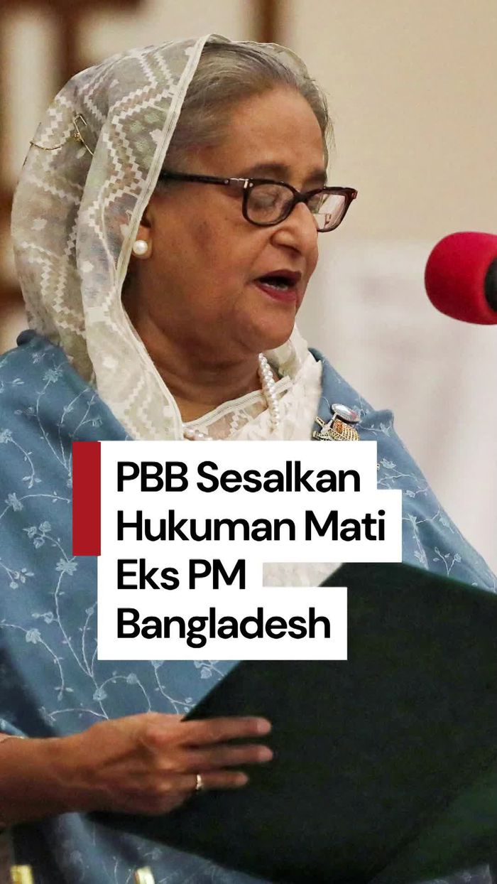 Video PBB soal Vonis Mati Eks PM Hasina: Kami Menyesalkan