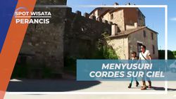 Menyusuri Keindahan dan Suasana Sejuk di Kota Tua Cordes Sur Ciel, Perancis  