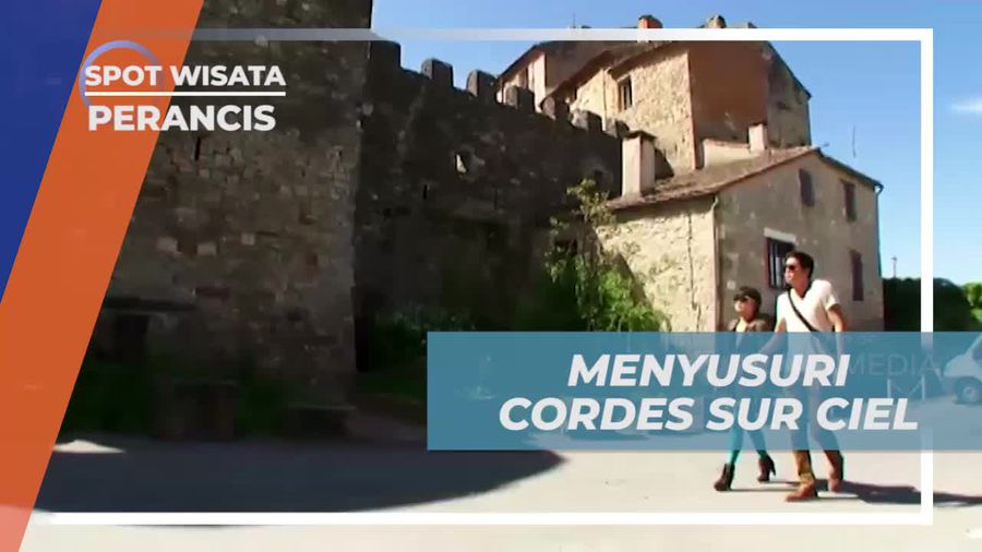 Menyusuri Keindahan dan Suasana Sejuk di Kota Tua Cordes Sur Ciel, Perancis  