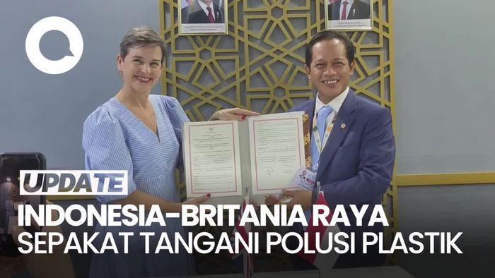 Video: Indonesia-Britania Raya Teken MoU soal Penanganan Polusi Plastik