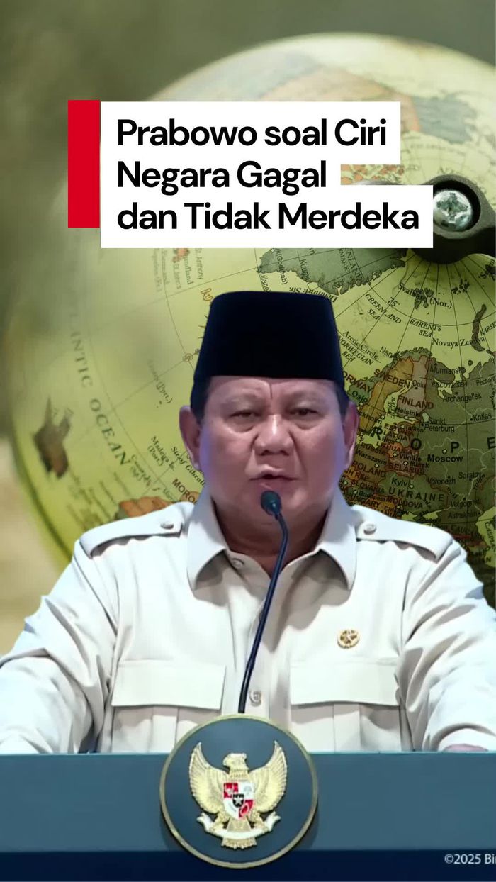 Video Negara yang Gagal dan Tidak Merdeka Menurut Prabowo
