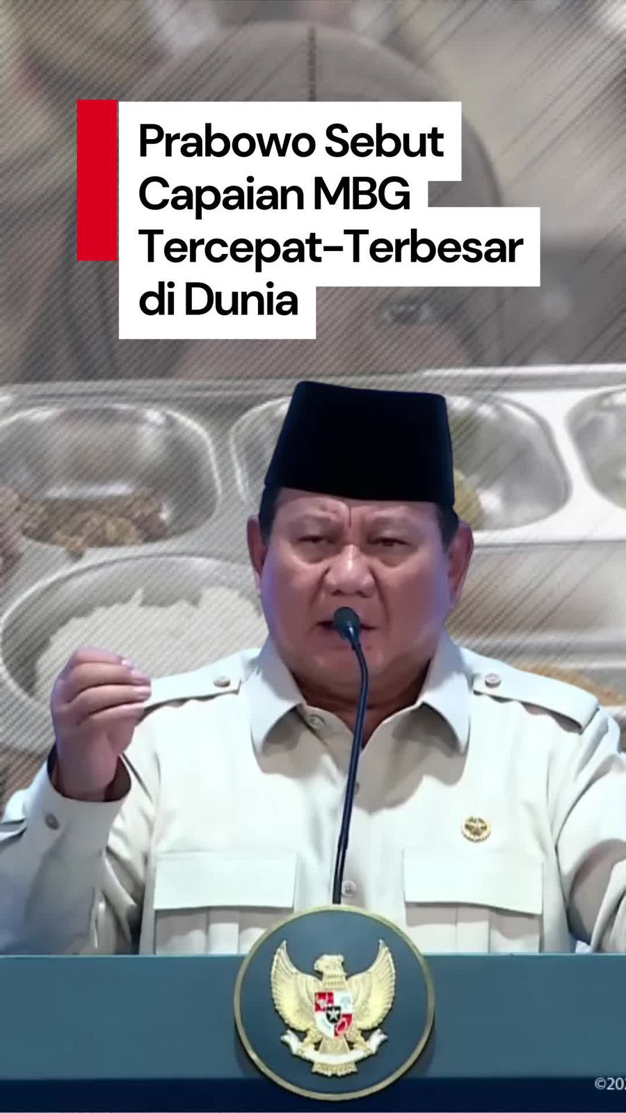 Video Prabowo: MBG Capai 44 Juta Penerima, Prestasi Tercepat-Terbesar Dunia