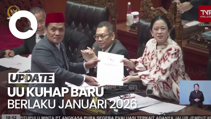 Video: Menkum Sebut UU KUHAP Berlaku 2 Januari 2026 Bareng KUHP