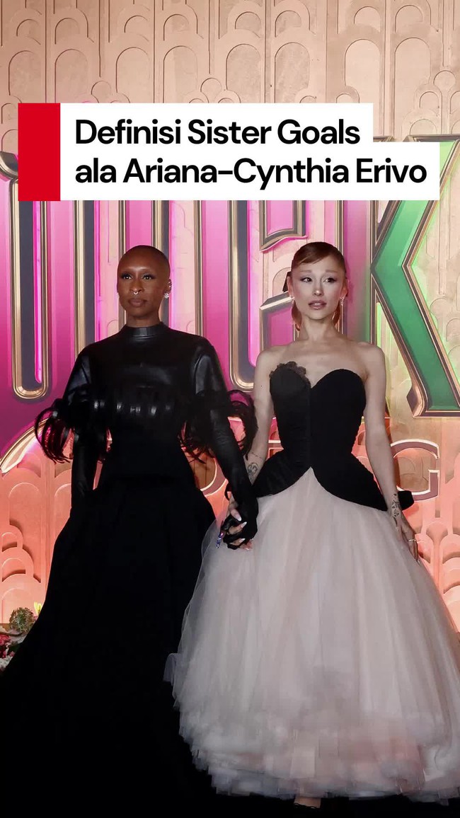Video Ariana Absen Interview Wicked di NY Gegara Cynthia Erivo Sakit