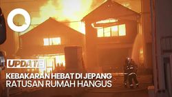 Video: Kebakaran Hebat Terjadi di Jepang, 170 Bangunan Hangus