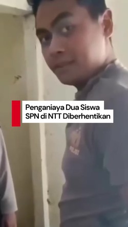 Video: Aniaya Dua Siswa SPN di NTT, Bripda Torino Diberhentikan dari Polri