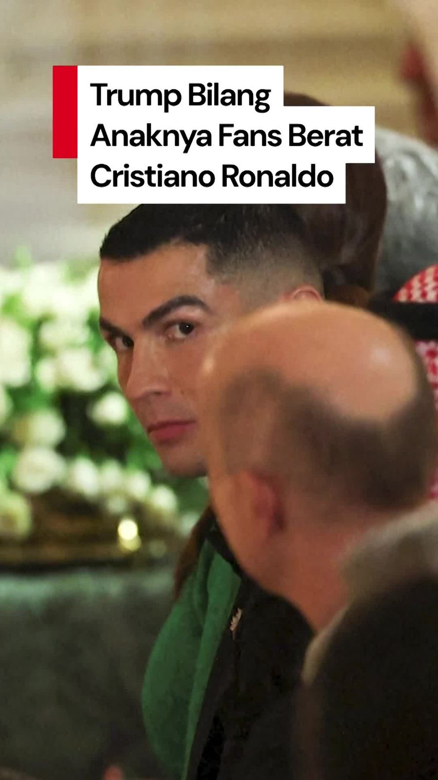 Video Pengakuan Trump di Depan Ronaldo: Putraku Ngefans Berat