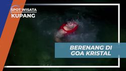 Berenang di Kolam Bersih dan Menyegarkan di Goa Kristal, Kupang  