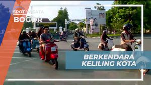 Menyusuri Kota Bogor Bersama Komunitas Vespa  