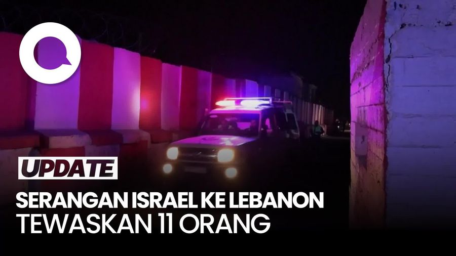 Video: Israel Serang Lebanon, 11 Orang Tewas-4 Luka-Luka 