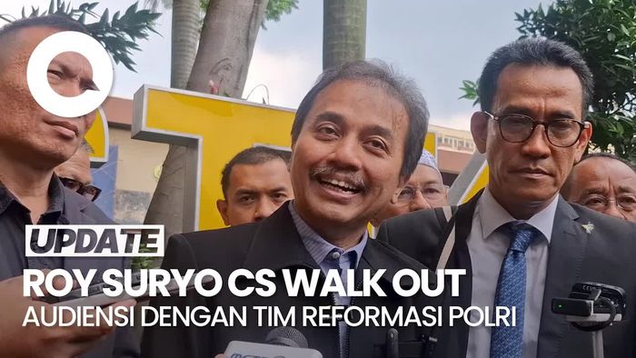 Video Roy Suryo Cs Walk Out saat Audiensi dengan Tim Reformasi Polri