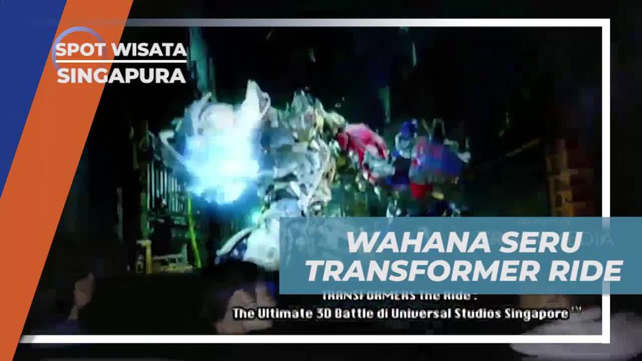 Menguji Nyali di Wahana Transformer Ride yang Mendebarkan di Universal Studio, Singapura  