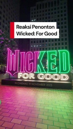 Video Reaksi Nonton Wicked For Good: Heartwarming