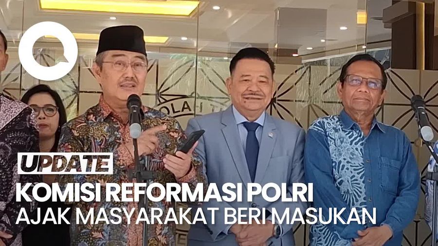 Video: Komisi Reformasi Polri Ajak Masyarakat Beri Masukan, Via WA atau Email