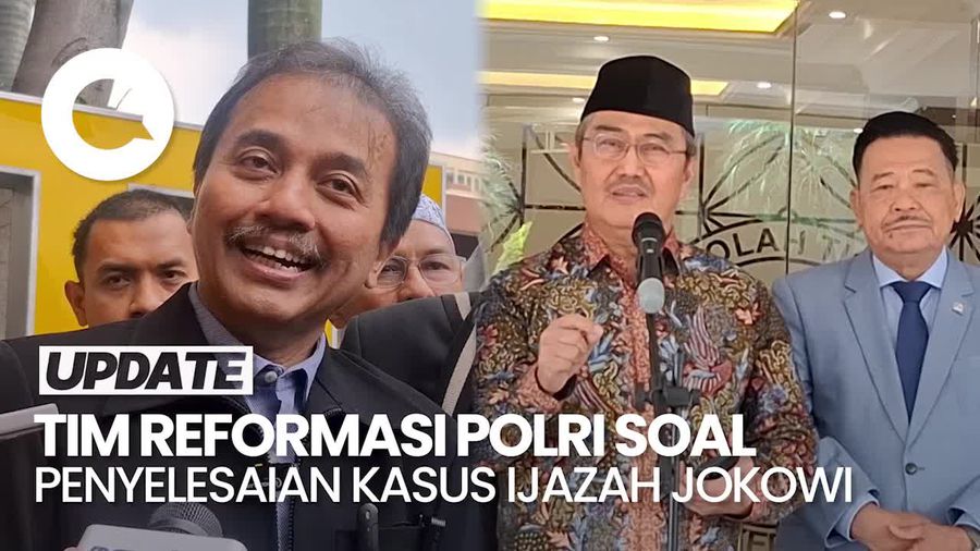 Video Tim Reformasi Polri Terima Masukan Mediasi Roy Suryo Cs soal Kasus Ijazah Jokowi